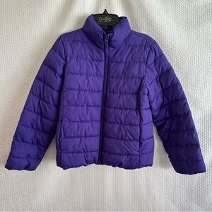 Place Girls Purple Puffer Coat Winter Jacket Size: 10/12